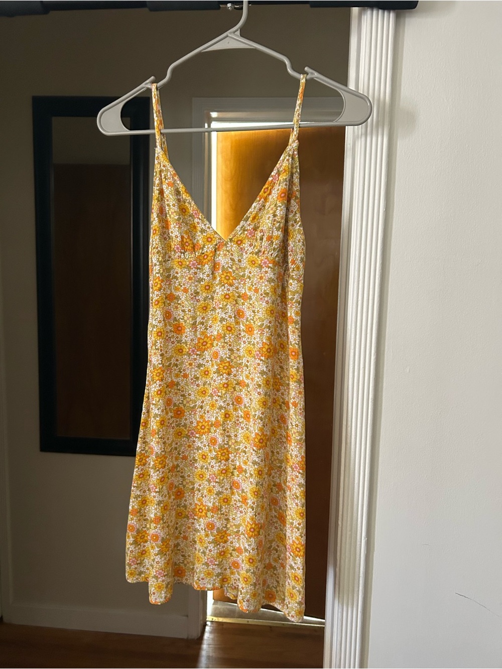 Billabong Yellow Floral Slip Dress